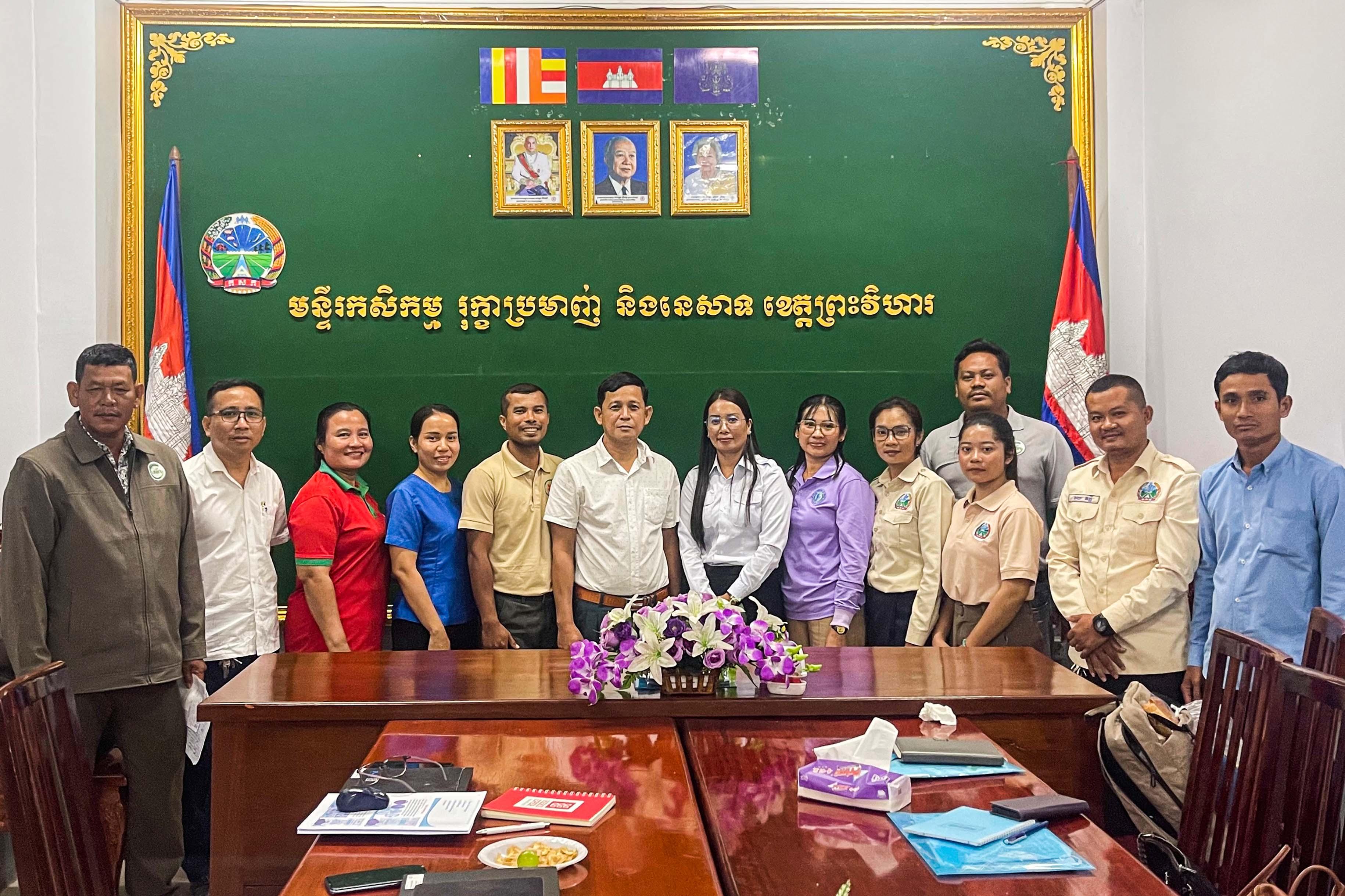 On Monday, October 13, 2025, Training course in Preah Vihear province.